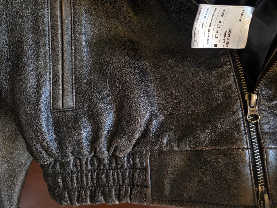 애니타임로릭 / 레더자켓 (블랙, L) 상품이미지5