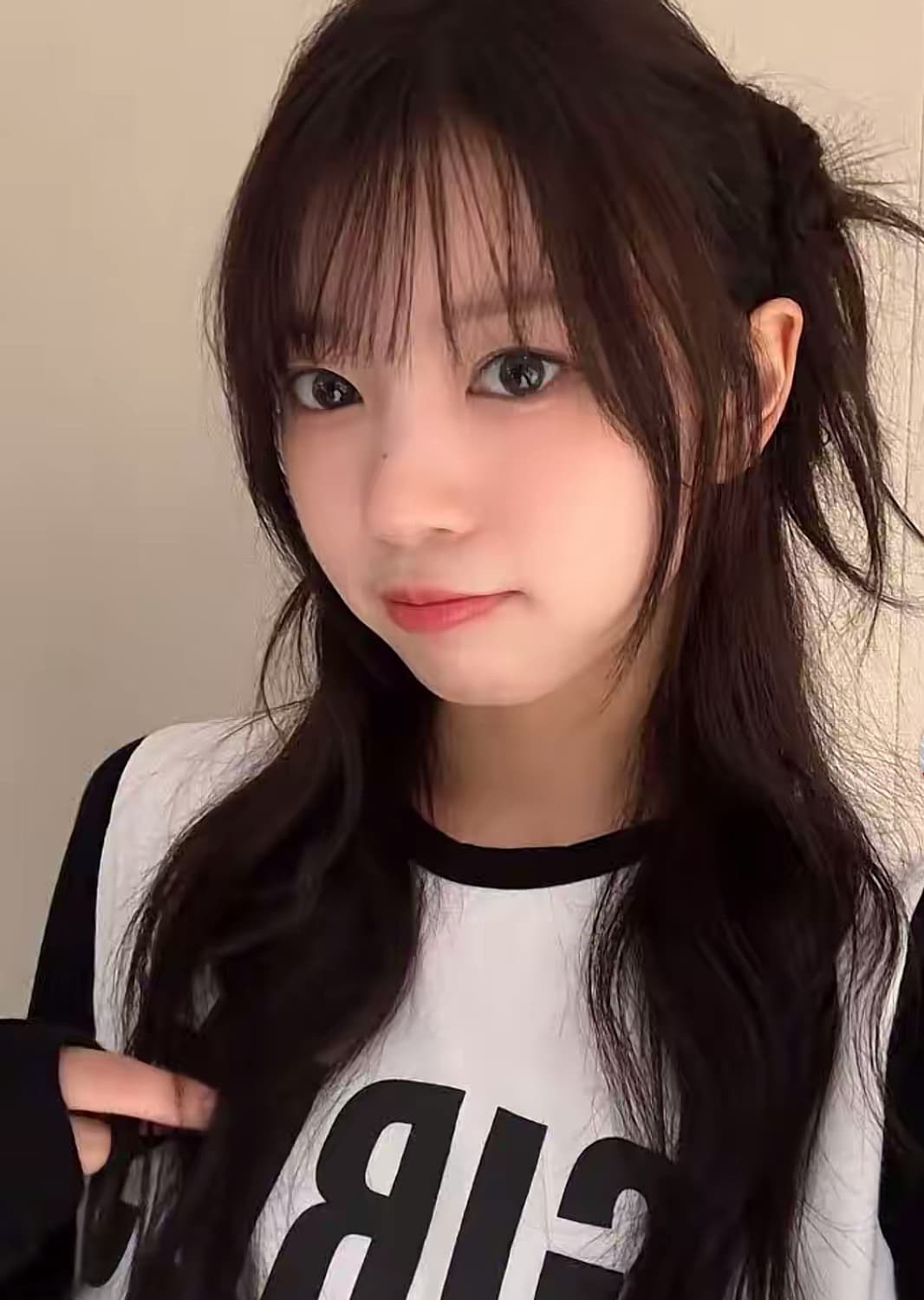 팬시클럽 걸스 마이 팬시 롱슬리브 BLACK 1 size 상품이미지2