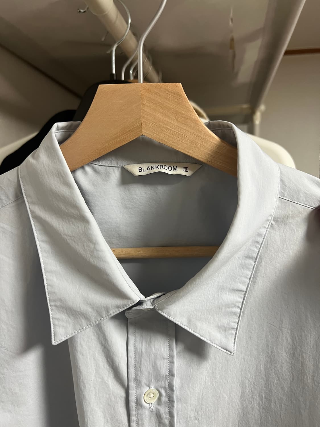 블랭크룸 25ss 필드데이 셔츠 _Milk Blue 상품이미지3