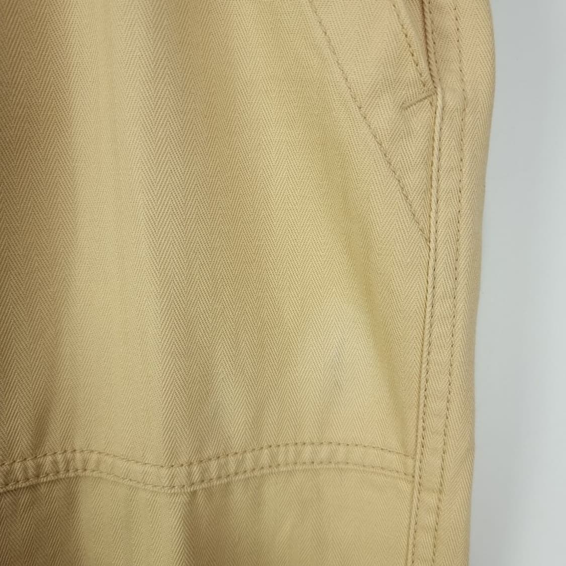 [나이키] 스우시 자수 코튼 테이퍼드 퍼티그 팬츠 베이지 M19137 상품이미지9