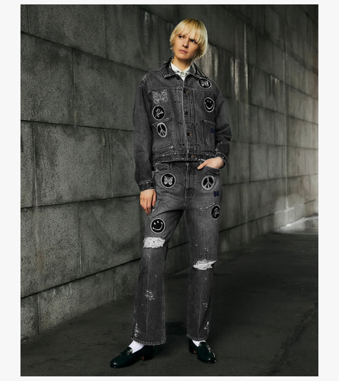 NEEDLES - PATCHED BOOTS CUT JEAN 상품이미지3