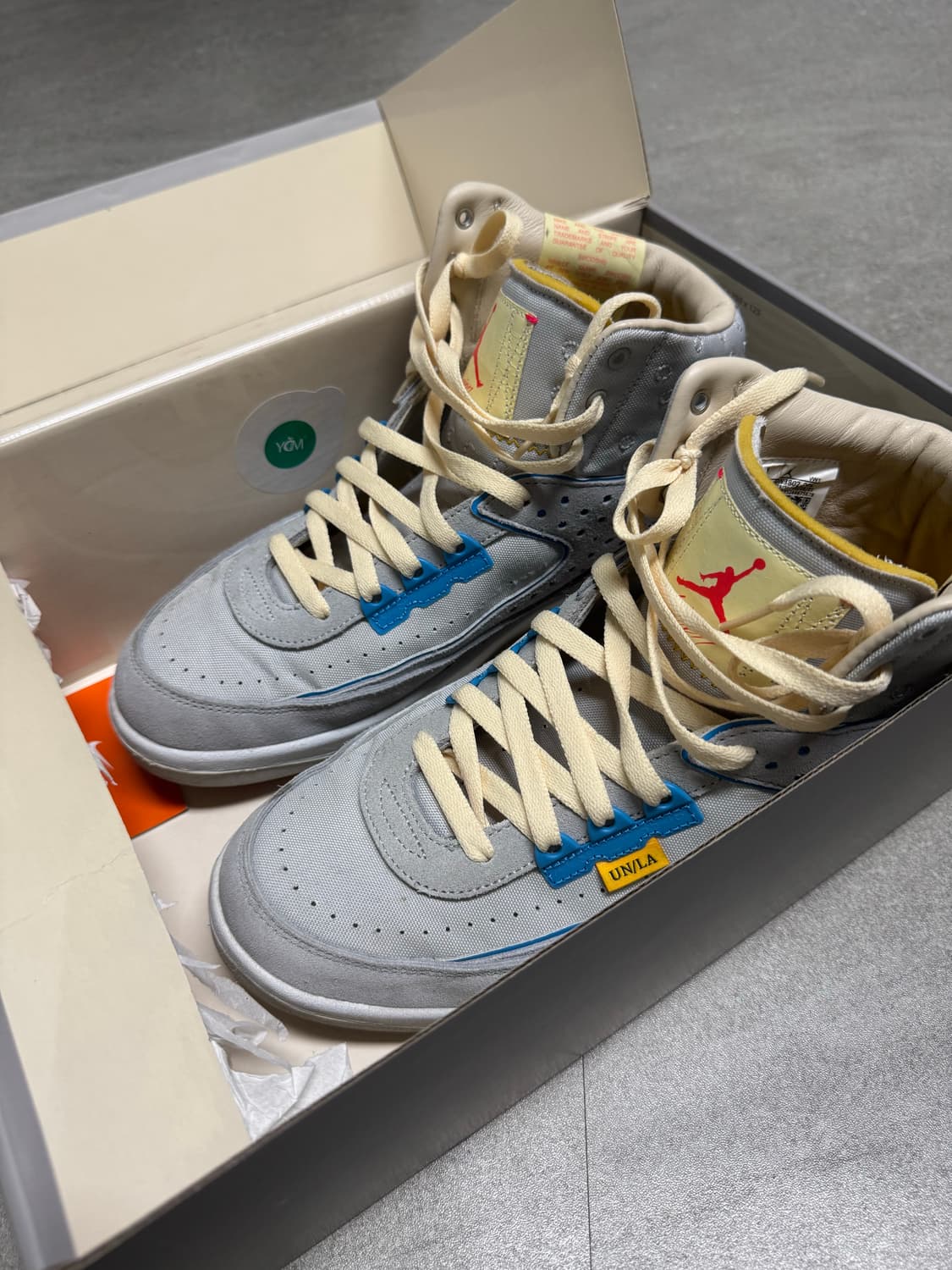 나이키 조던2 X 유니온 레트로 그레이 포그  상품이미지1