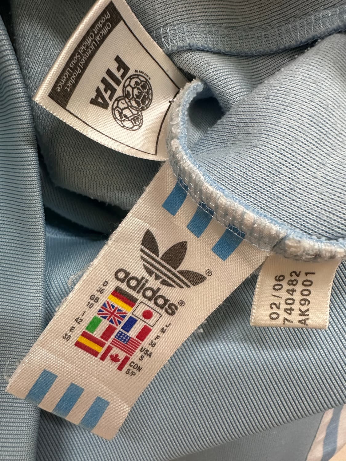 아디다스 아르헨티나 연하늘 축구 희귀져지 상품이미지8