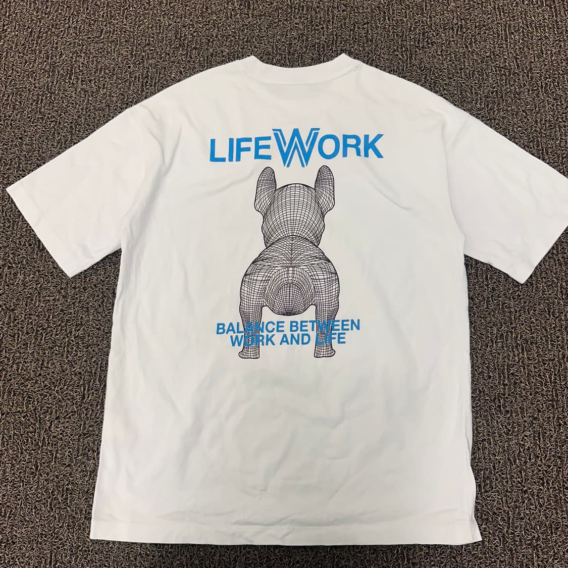 LIFE WORK 라이프워크 반팔티셔츠 화이트 M 상품이미지5