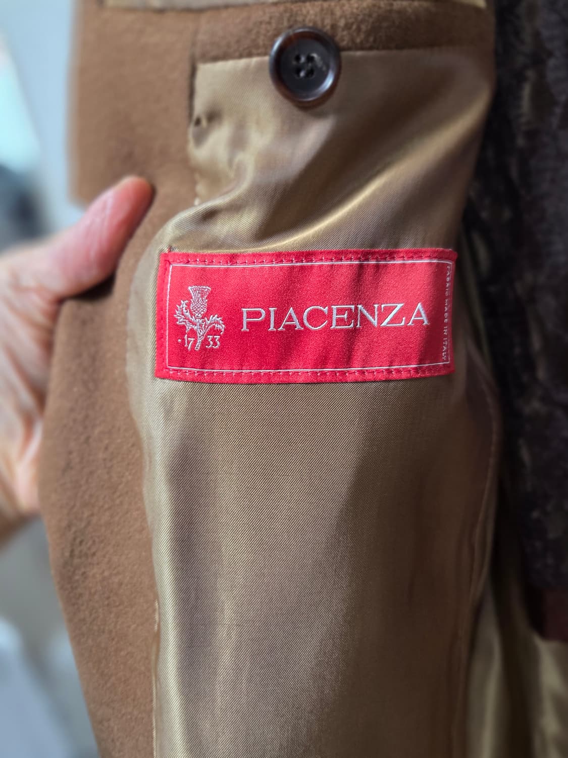 [고가 맞춤샵] 이태리 피아젠자 원단 여성 체스터필드 코트 상품이미지3