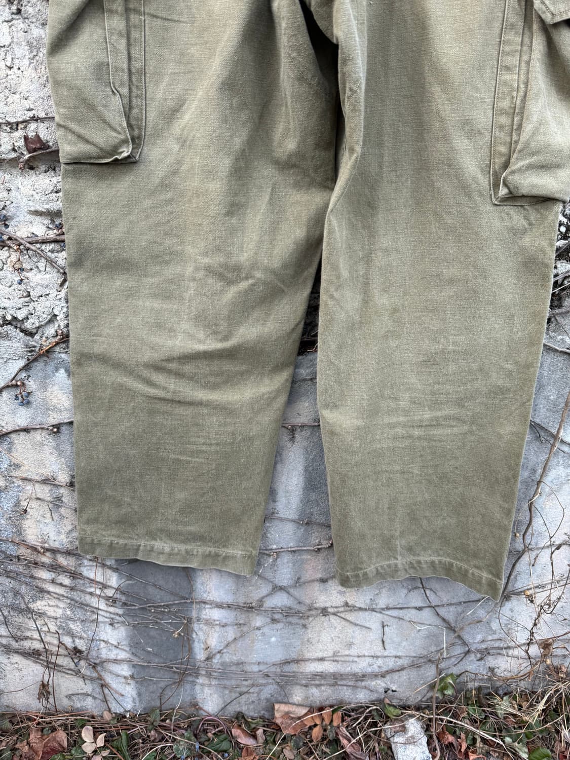 40s 오리지널 프랑스군 m-47 필드 팬츠 전기형 32 상품이미지7