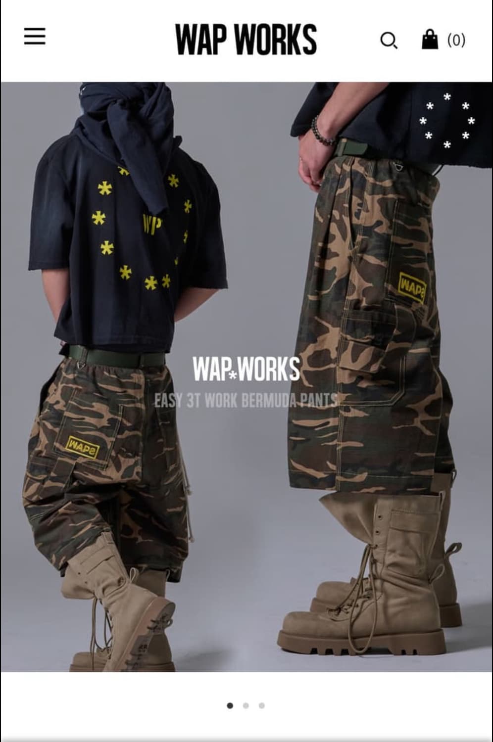 Wapworks 버뮤다 카모 팬츠 상품이미지1