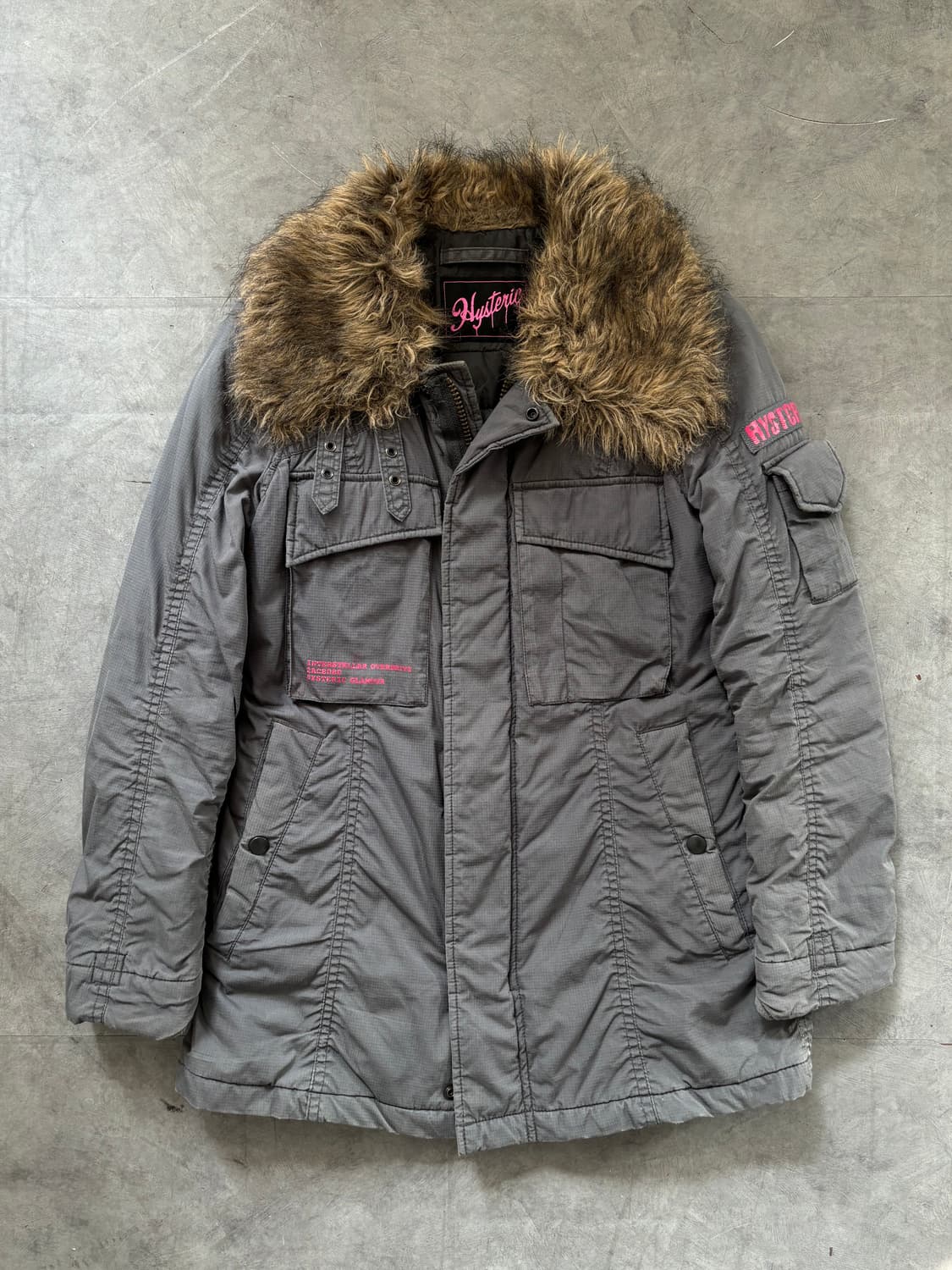 Hysteric Glamour 히스테릭글래머 프리마로프트퍼 트리밍 밀리터 상품이미지3