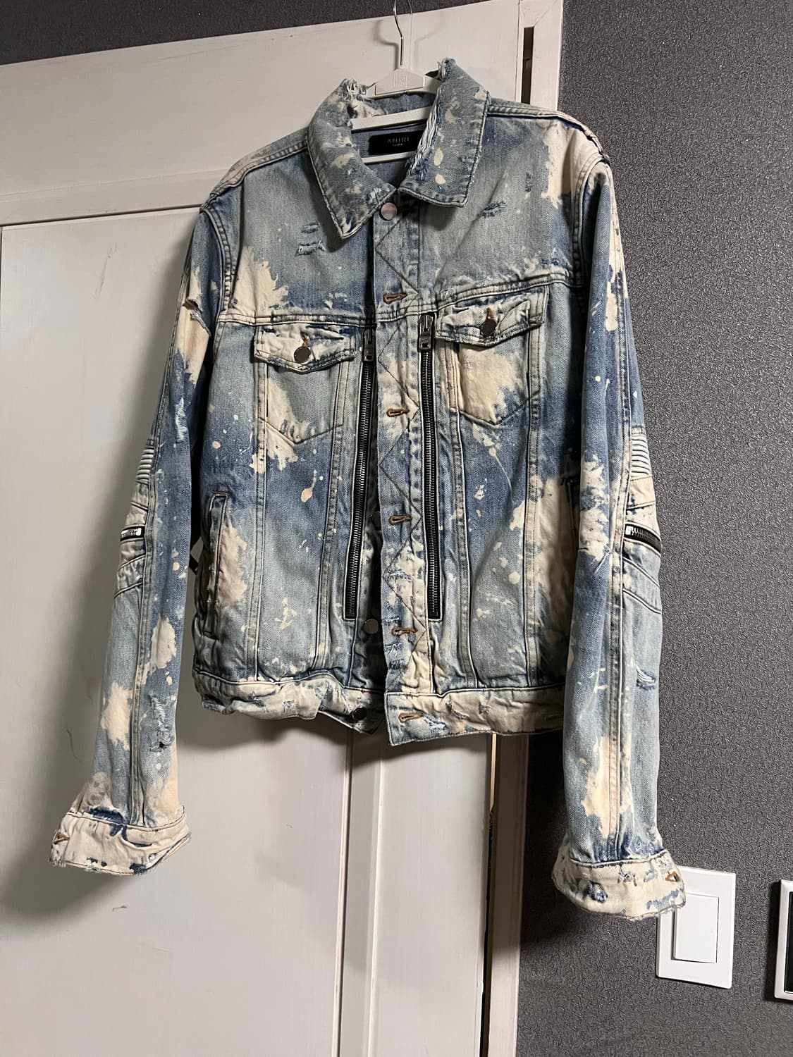 [XL] amiri 아미리 mx2 블리치드 트러커 자켓 상품이미지2