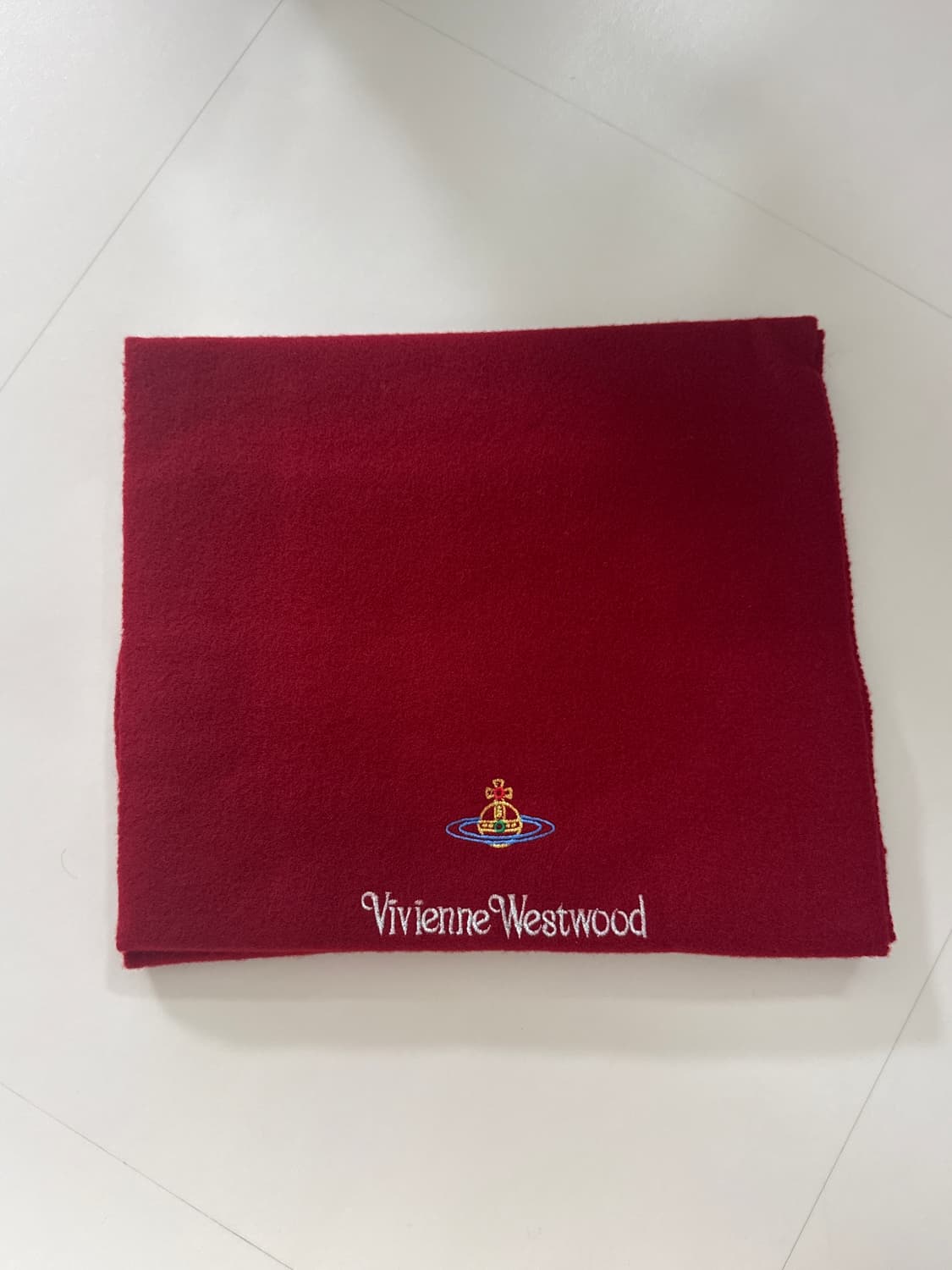 비비안웨스트우드 목도리 레드 상품이미지2