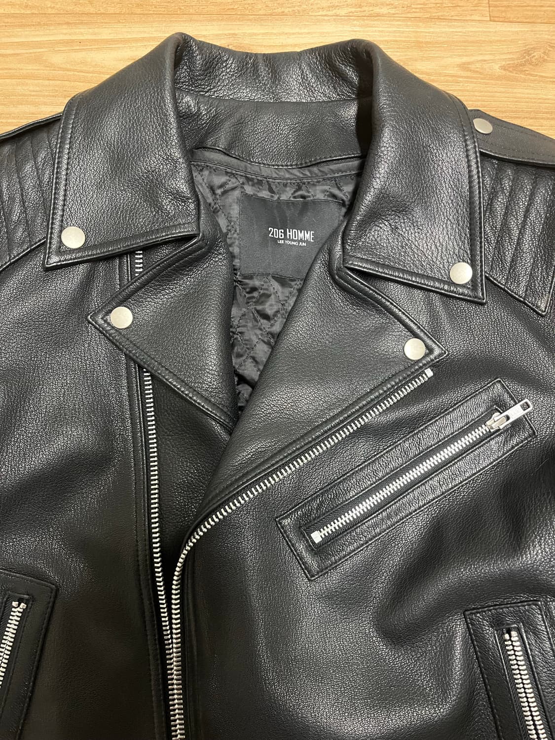 이용준 디자이너 206 옴므 염소가죽 라이더 자켓 50 상품이미지3