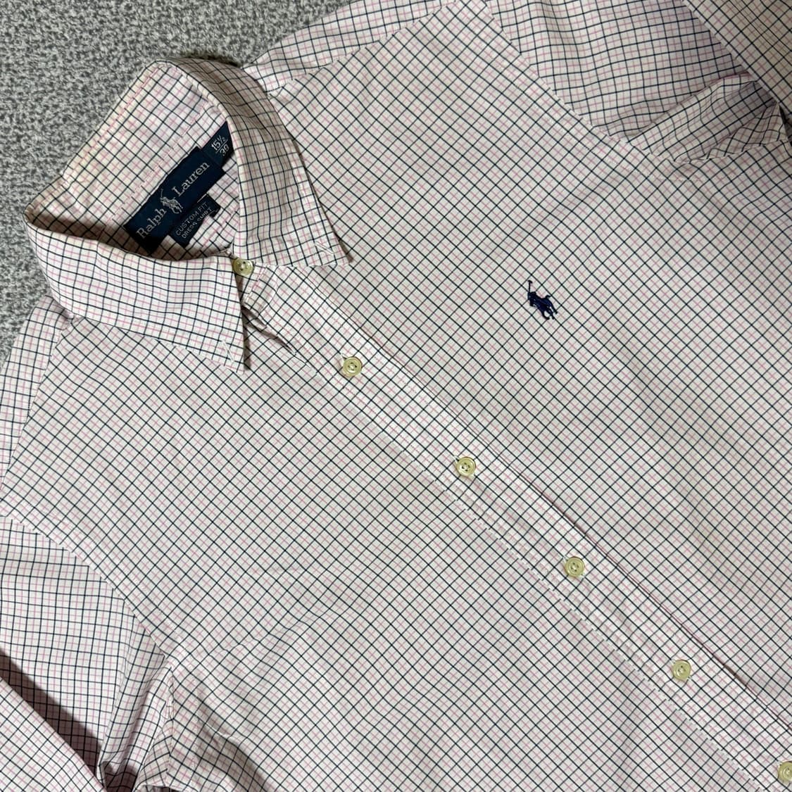 폴로 랄프로렌 커스텀핏 체크 셔츠 100 상품이미지3