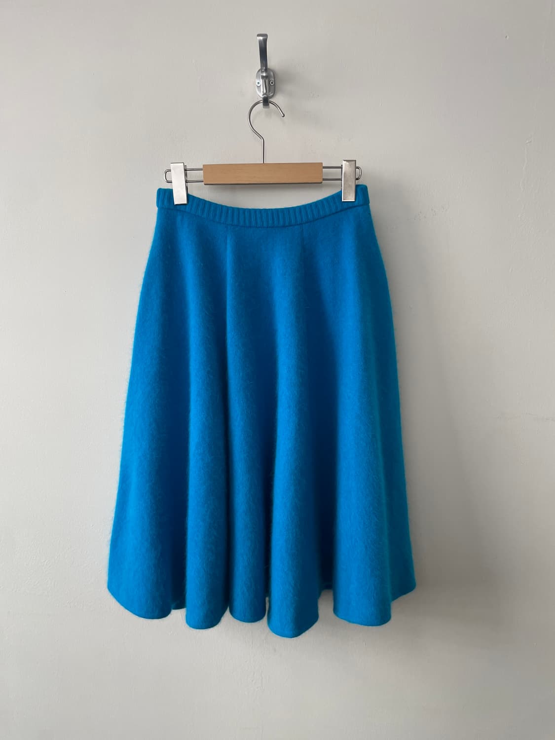 vintage angora banding flare skirt 상품이미지5