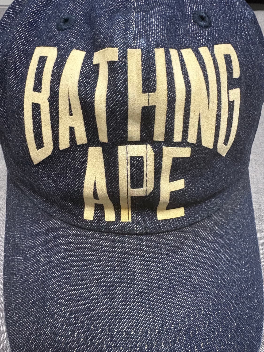[F] 베이프 데님 캡 bape denim cap 상품이미지2