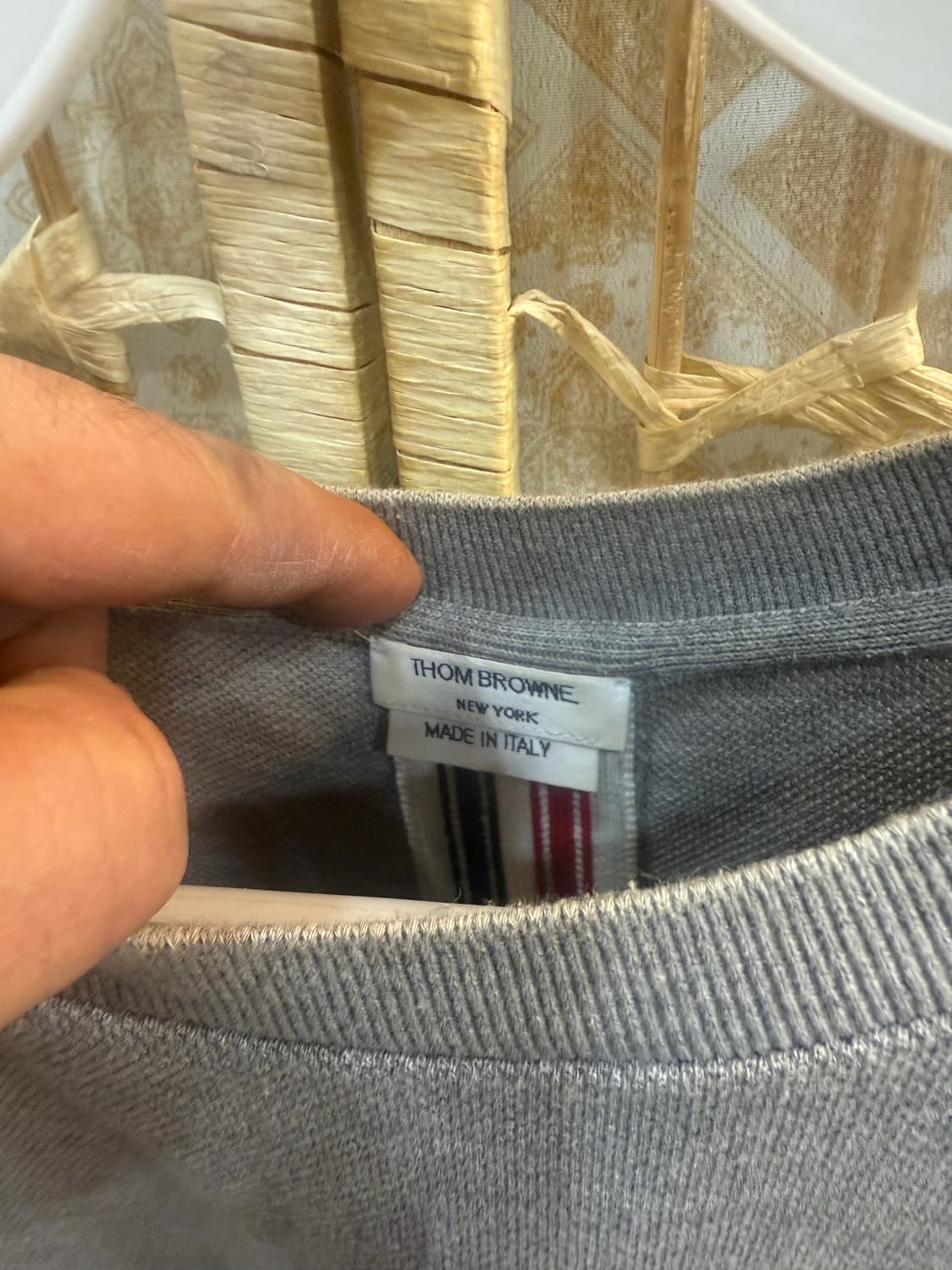 1/95 정품 톰브라운 백 스트라이프 반팔 팝니다 상품이미지3