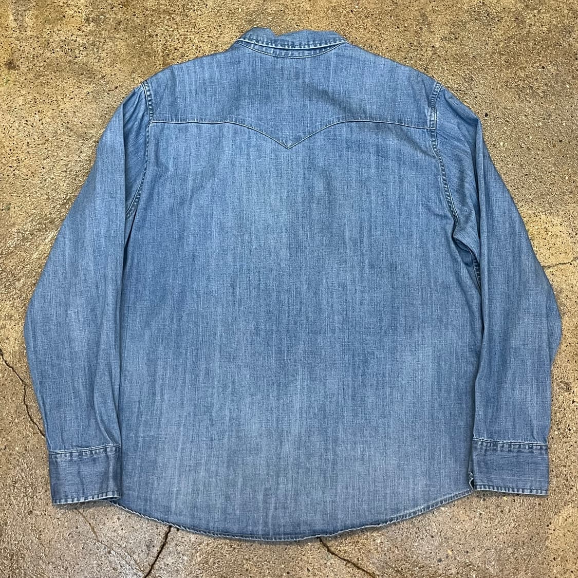 미국 빈티지 리바이스 데님 웨스턴 셔츠 상품이미지5