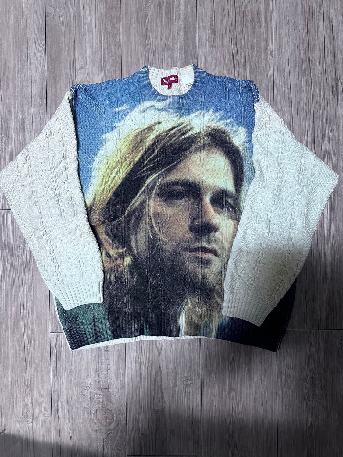 슈프림 커트 코베인 스웨터 화이트 XL 상품이미지1