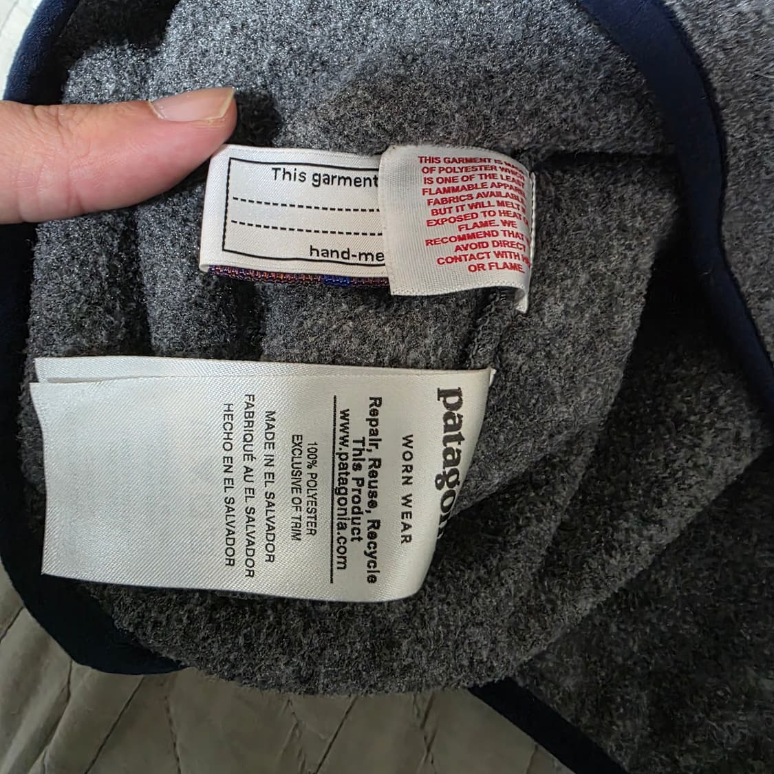 [K/XXL] 빈티지 파타고니아 신칠라 플리스 풀오버 상품이미지6