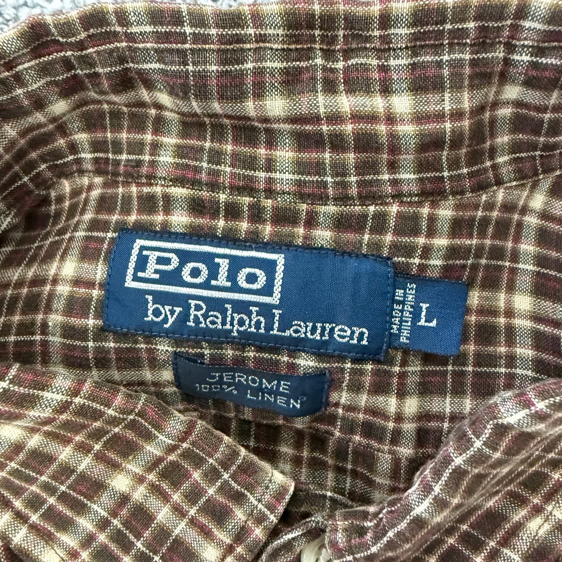 [L] 폴로랄프로렌 체크 셔츠 0109T1 상품이미지3