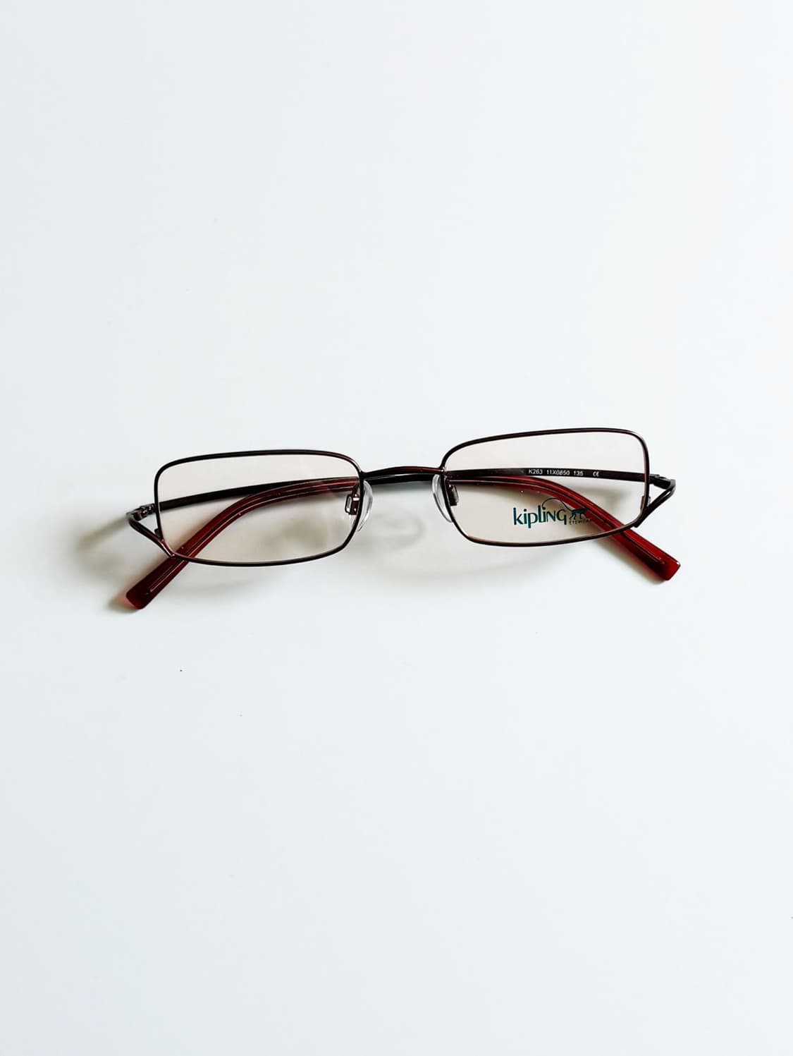 KIPLING 언더림 스퀘어 메탈 프레임 빈티지 안경 상품이미지1