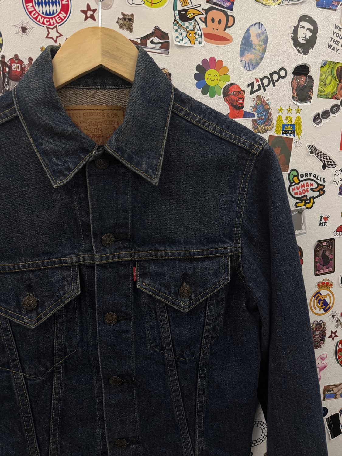 Levis 리바이스 90s 재패니즈 트러커 데님 청자켓 S 추천 상품이미지3