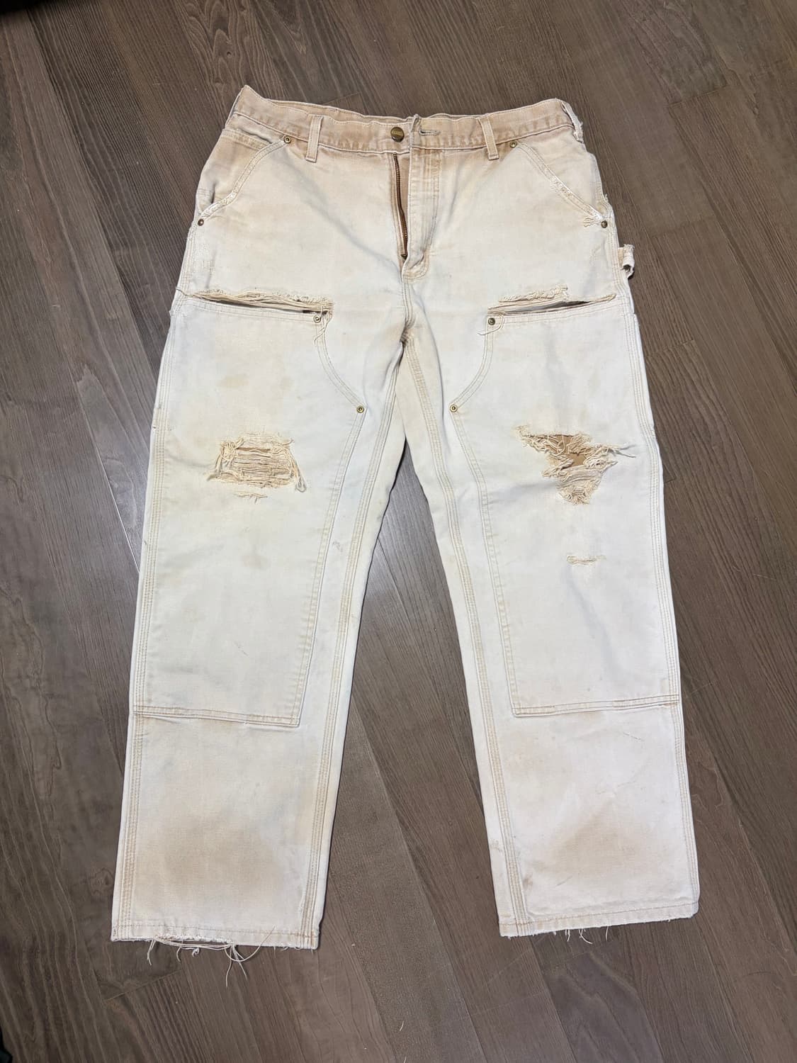 OG 칼하트 B136 더블니 BRN 칼하트 썩블니 상품이미지1