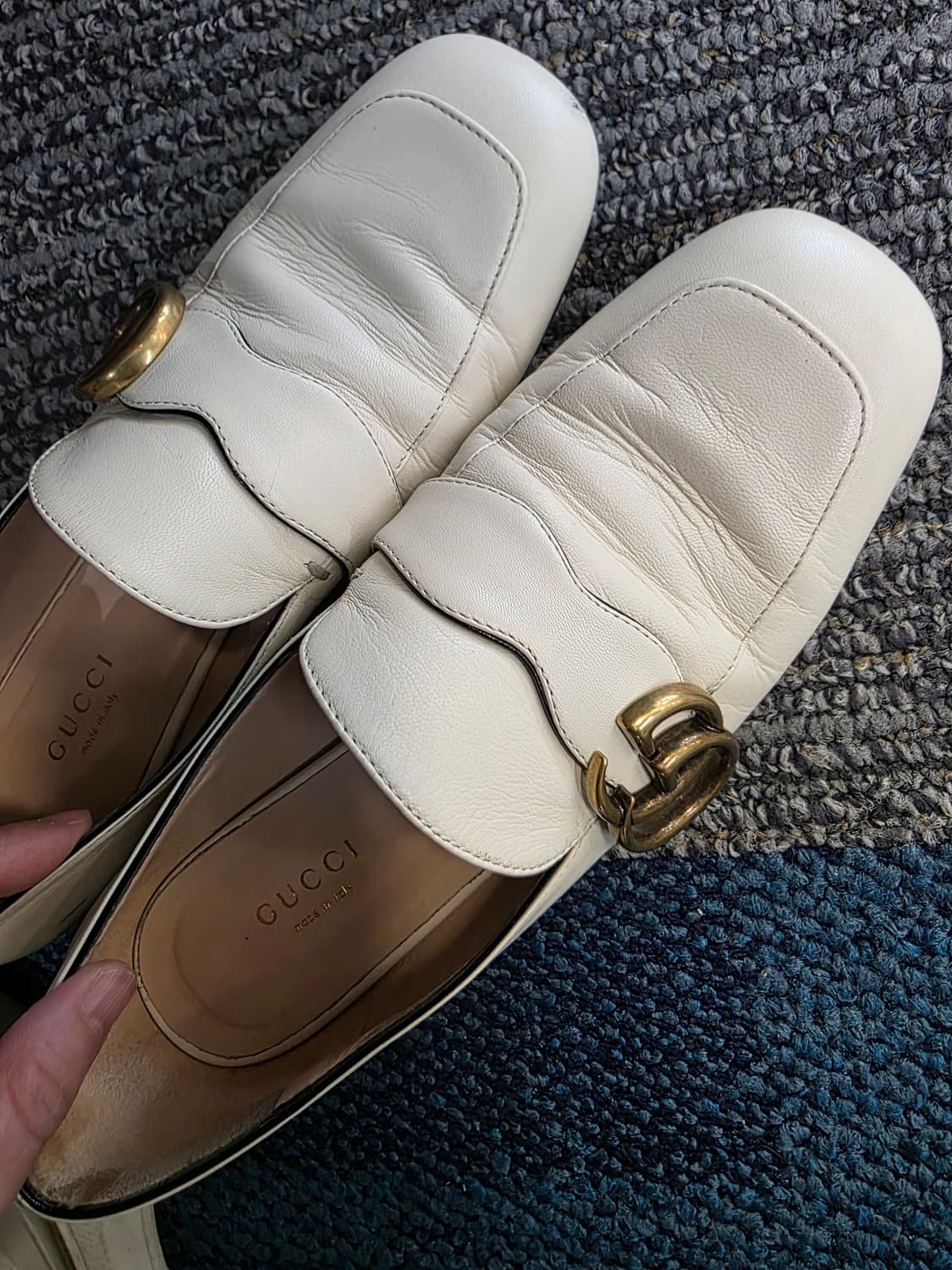 구찌 로퍼 정품 화이트 아이보리 상품이미지2