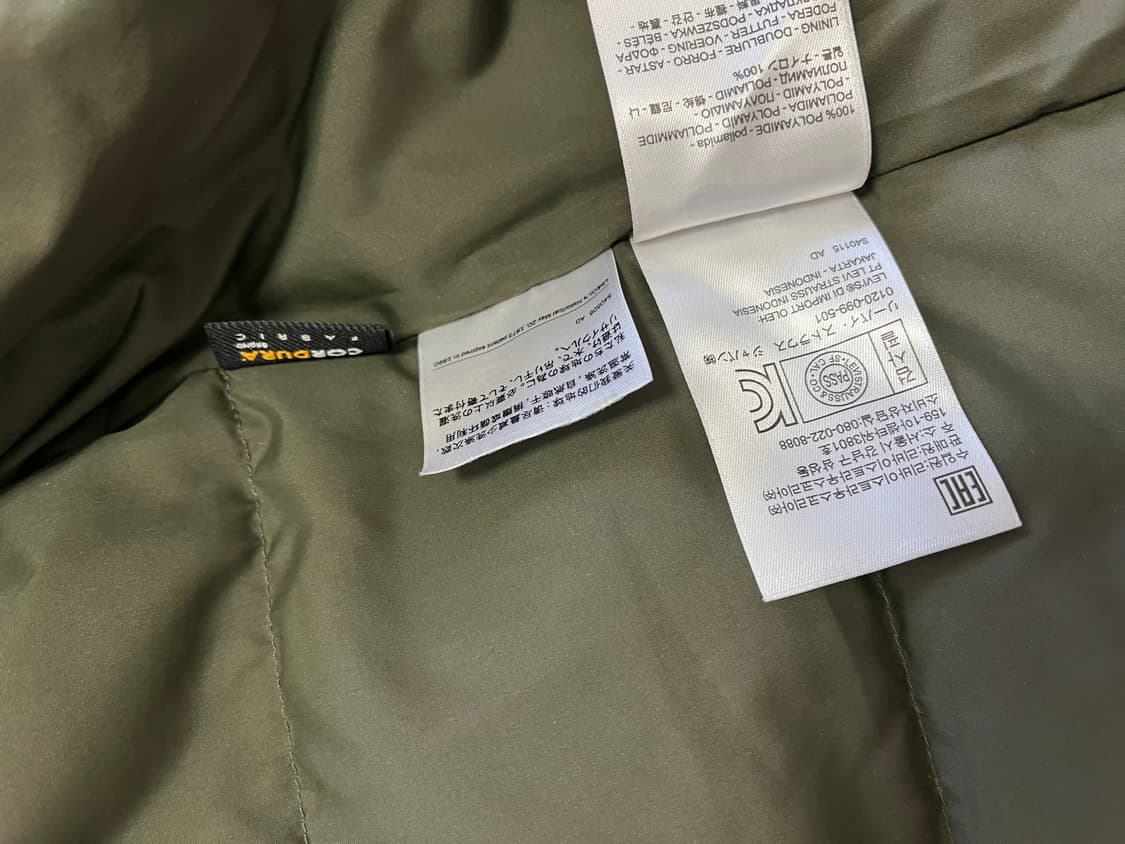 리바이스 경량패딩 M(L) 상품이미지7