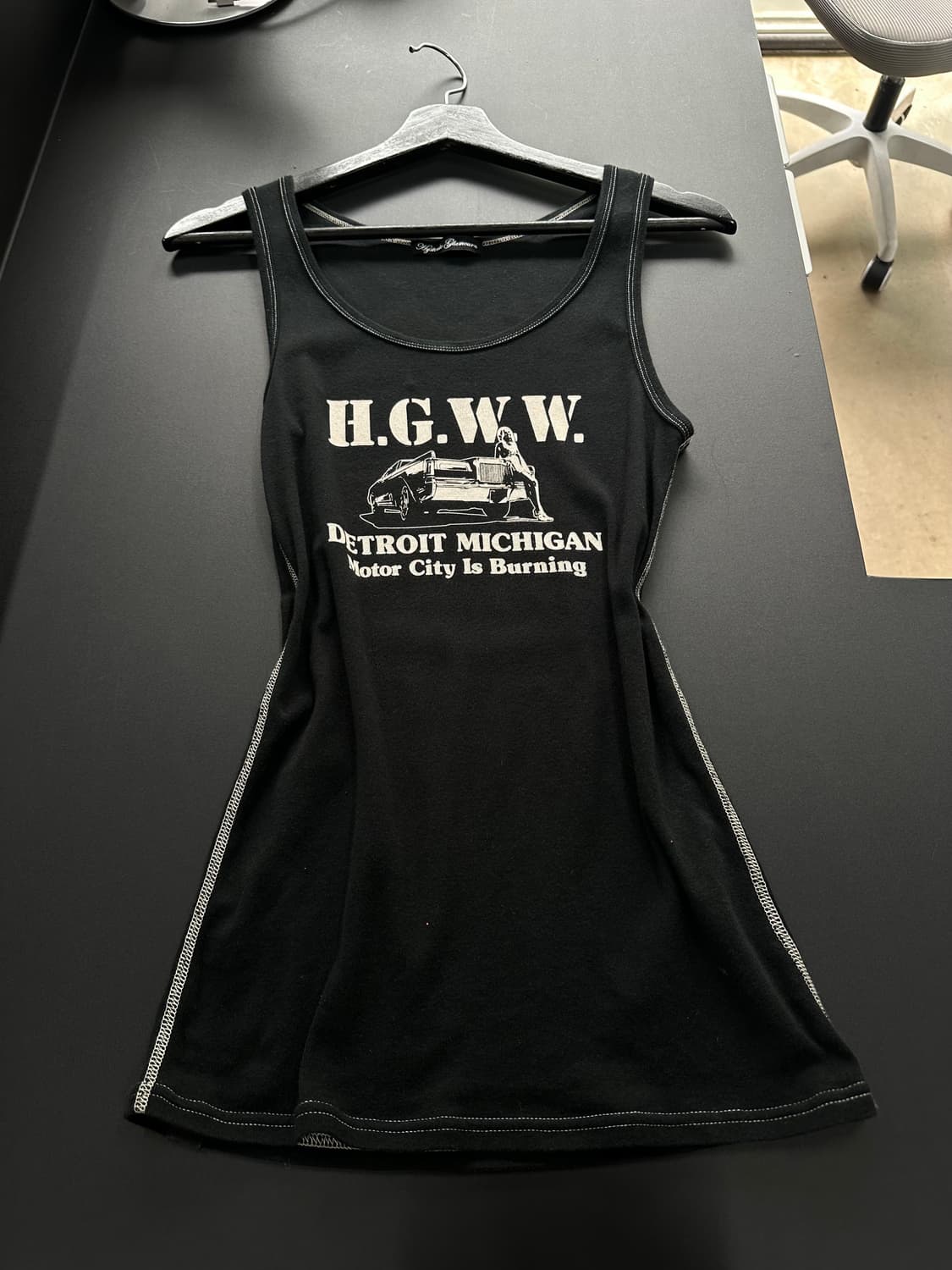 히스테릭글래머 H.G.W.W Detroit Michigan 스티치 슬리브 상품이미지4