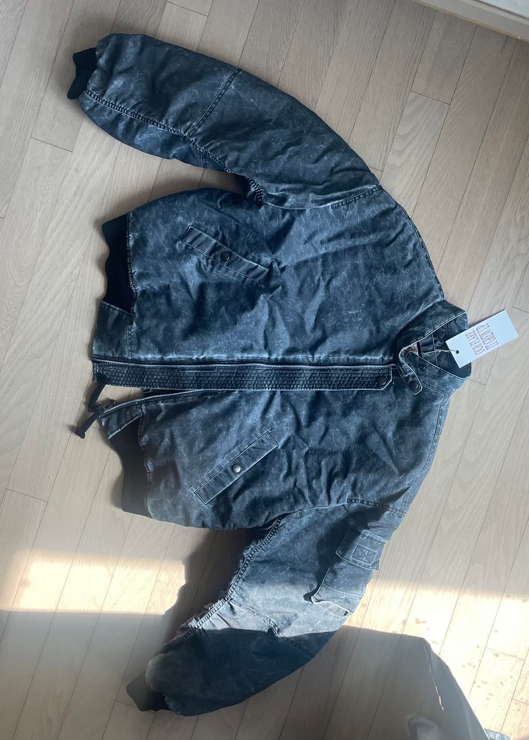 ETCE 워싱 봄버 자켓 L 상품이미지2