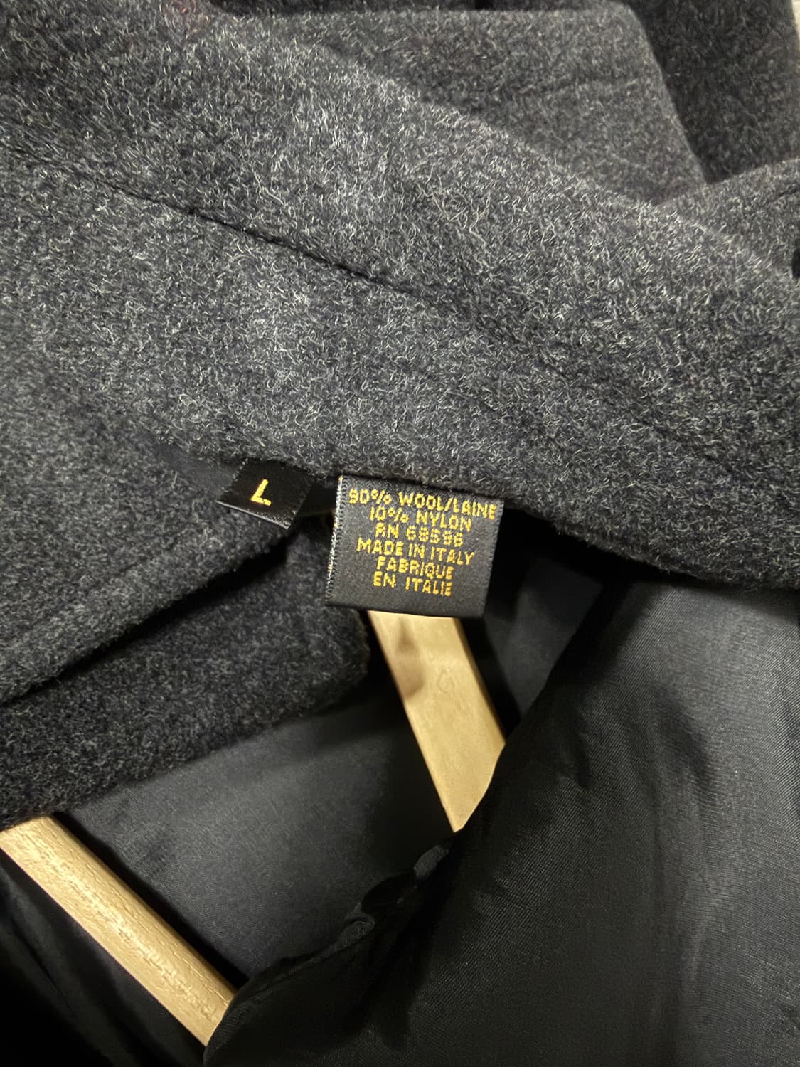 90s 도나카란 울 코트 상품이미지7