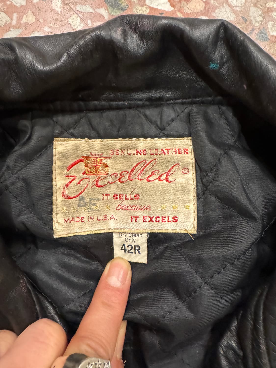 70s Excelled 더블라이더 자켓 (42) 상품이미지8