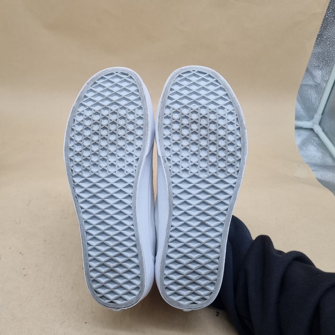 반스 올드스쿨 화이트 여성스니커즈240 상품이미지3