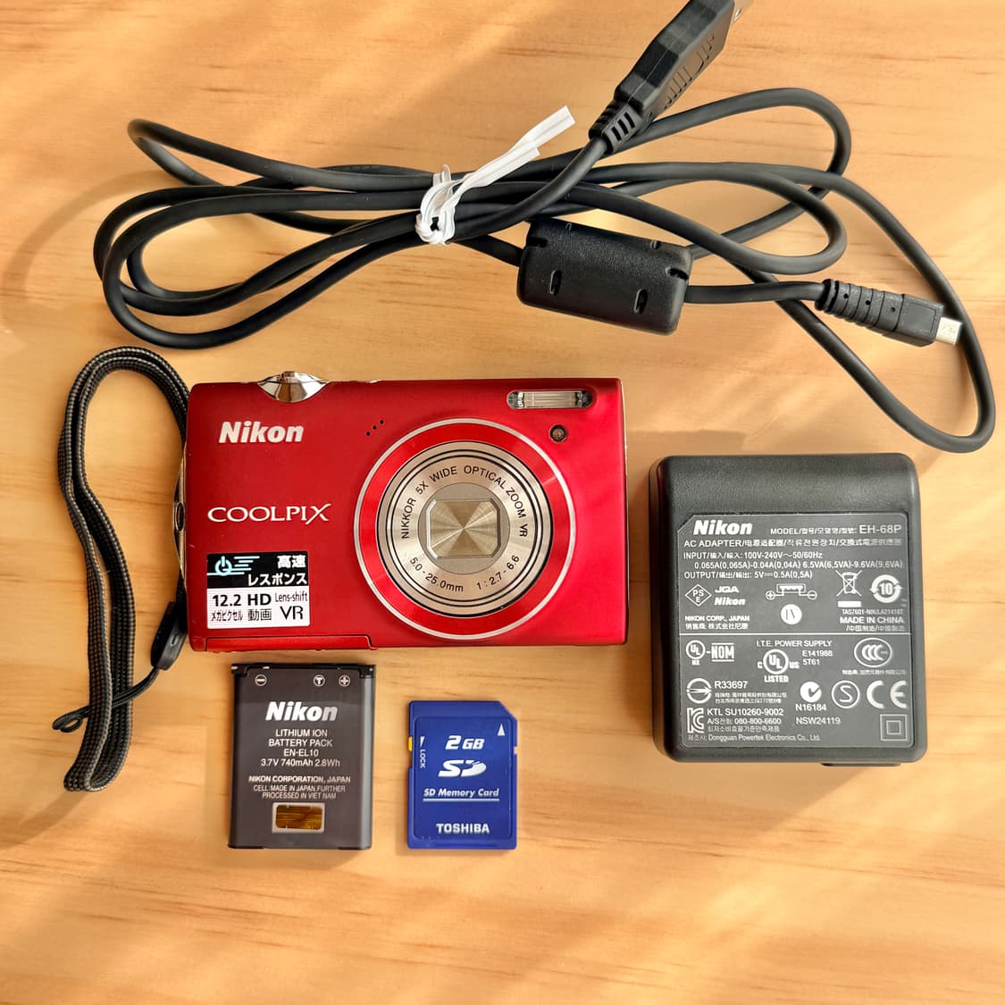 ✨미품✨ 니콘 쿨픽스 S5100 레드 빈티지디카 상품이미지9