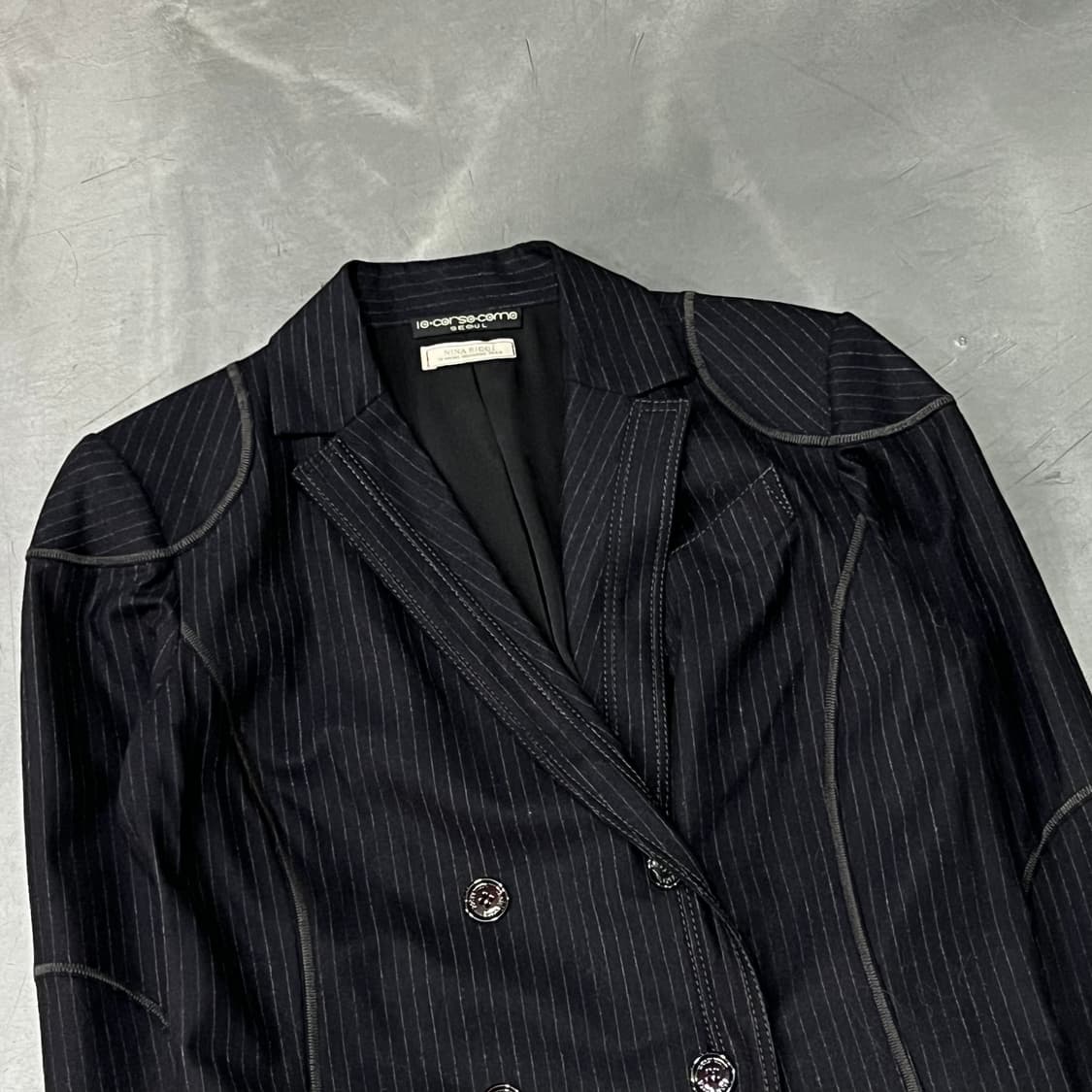  나나리치 스트라이츠 스티치 더블 블레이저 y14783 상품이미지3