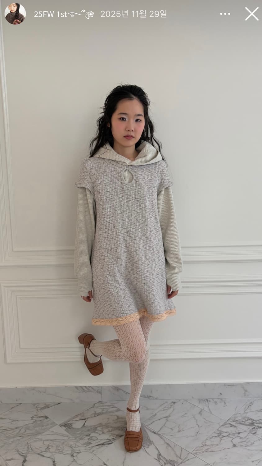 BLANKET HOOD MTM MELANGE OAT 상품이미지4