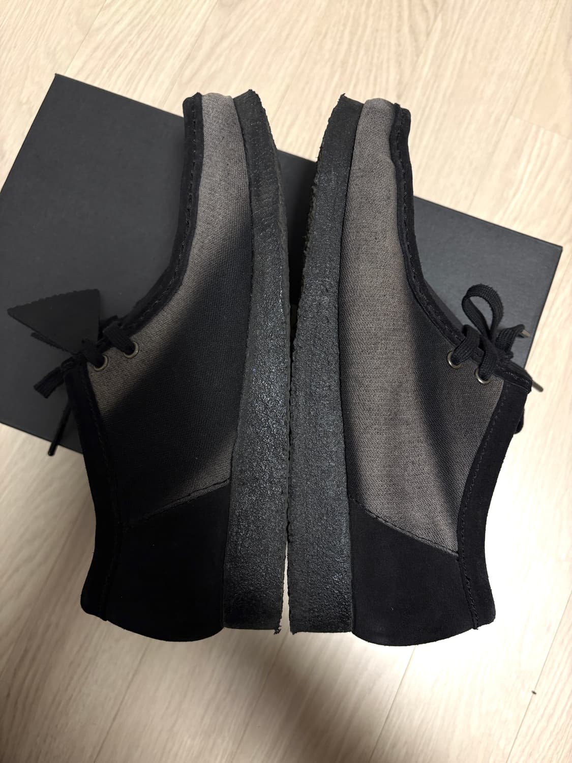 [UK9] 클락스 x 지용킴 선 블리치드 왈라비 블랙 280 상품이미지4