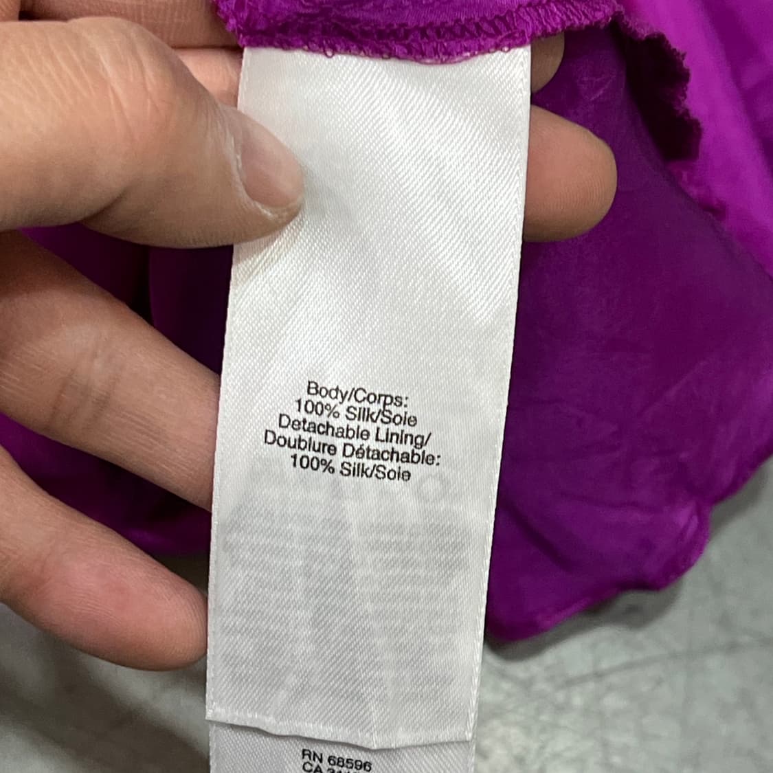  dkny 실크 슬리브리스 탑 y16098 상품이미지6