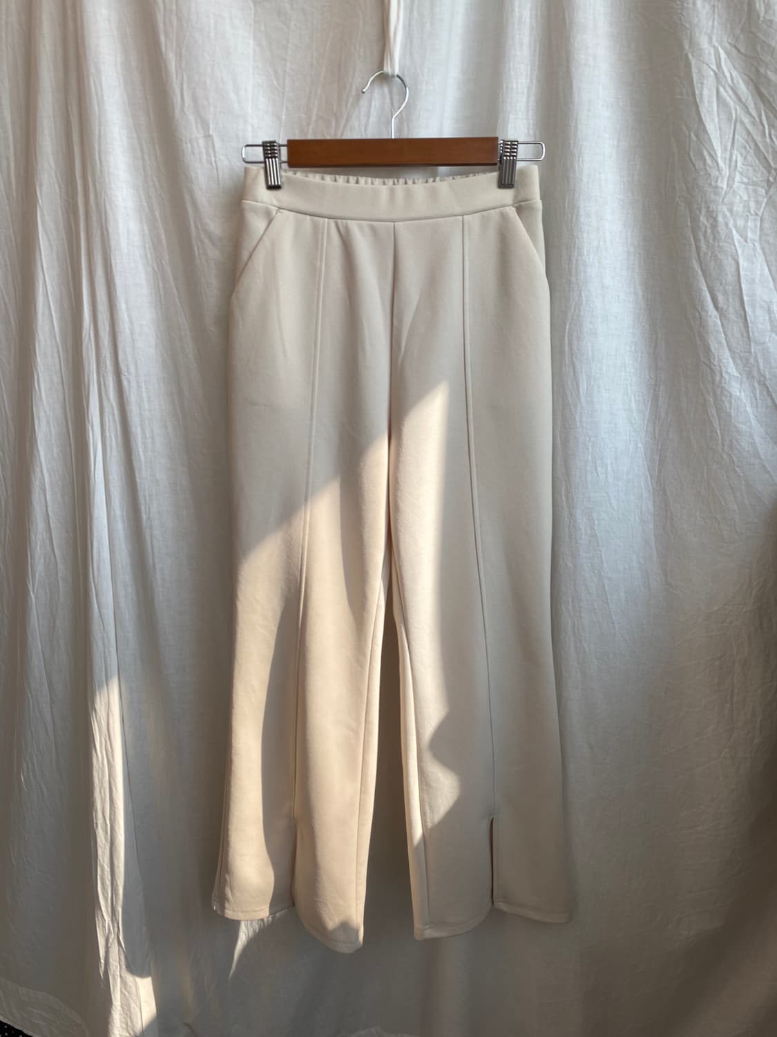 아이보리 밴딩팬츠(M) 상품이미지1