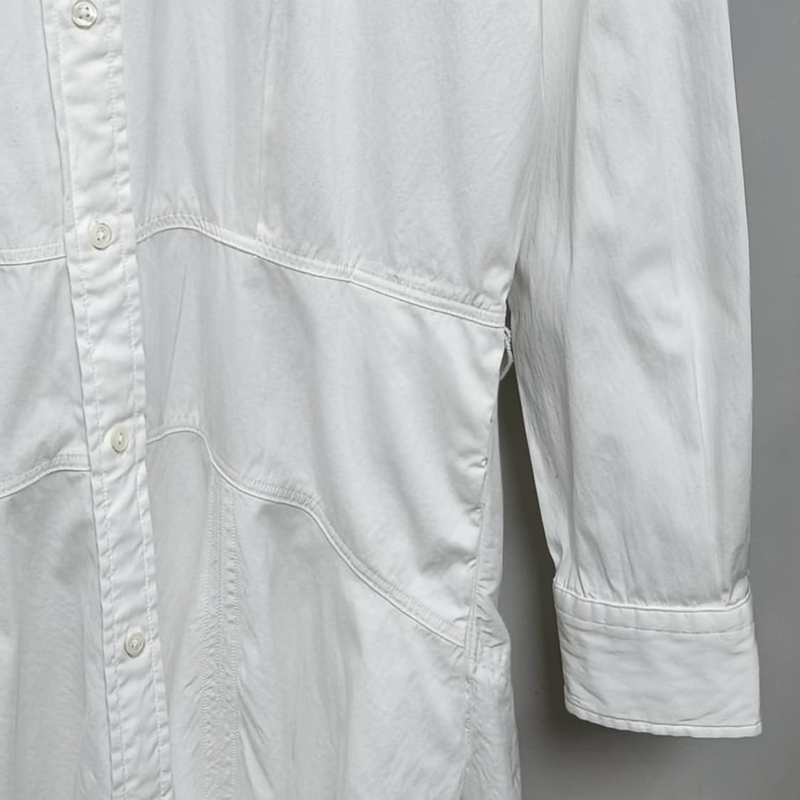 여성55~66 폴로랄프로렌 셔츠 원피스 화이트 허리스트랩 상품이미지4