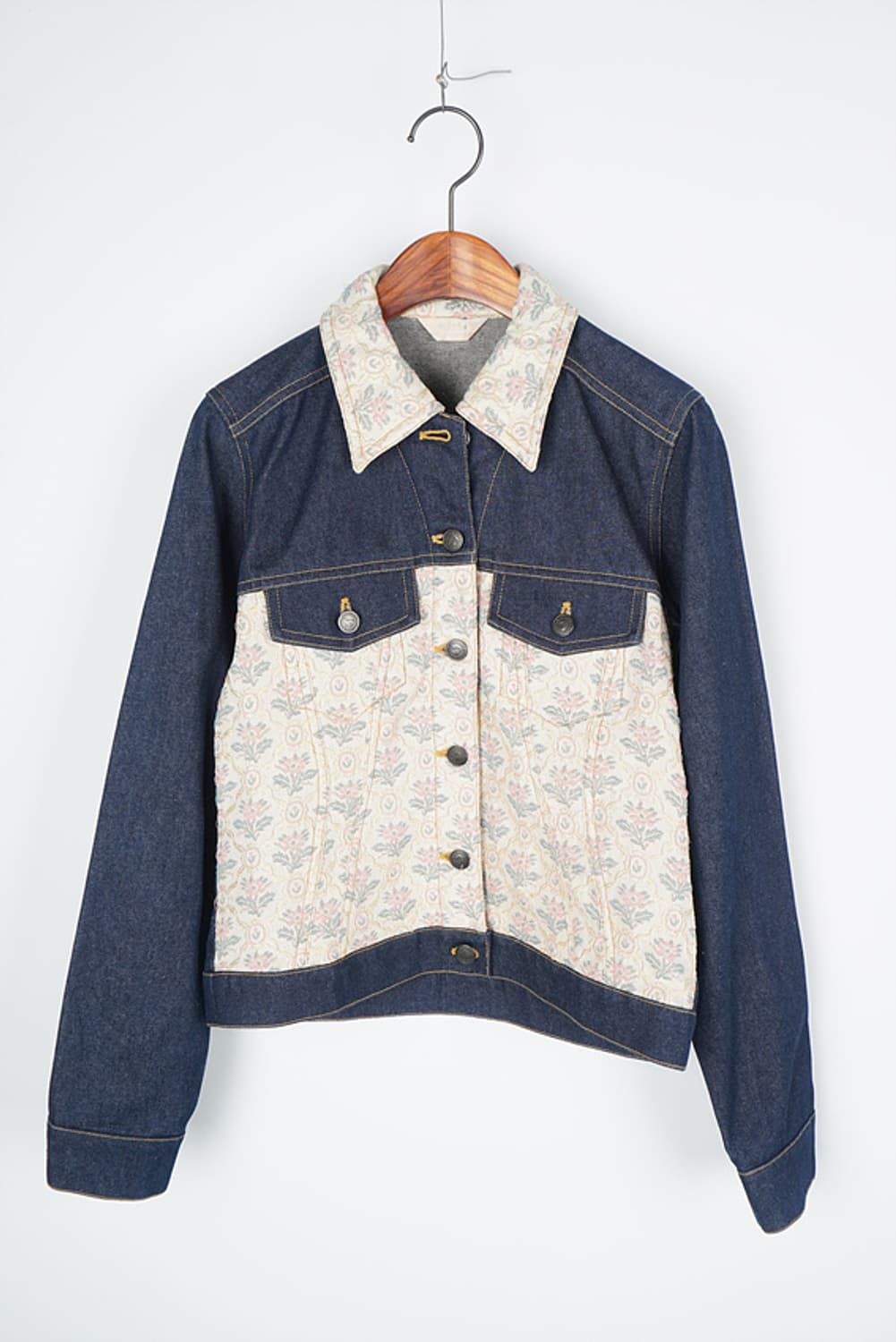 PUREBA floral patchwork denim jacket 상품이미지1
