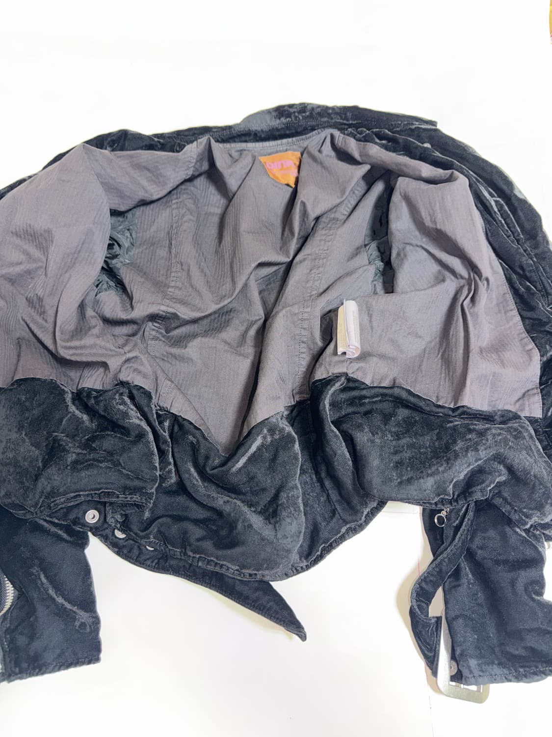 준야와타나베 축융 벨벳 쉬폰 재킷 상품이미지6