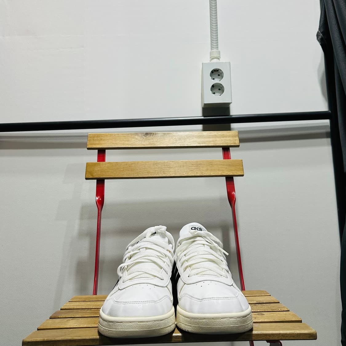 280) 아디다스 운동화 남성 남자 신발 훕스 2.0 화이트 블랙 상품이미지2