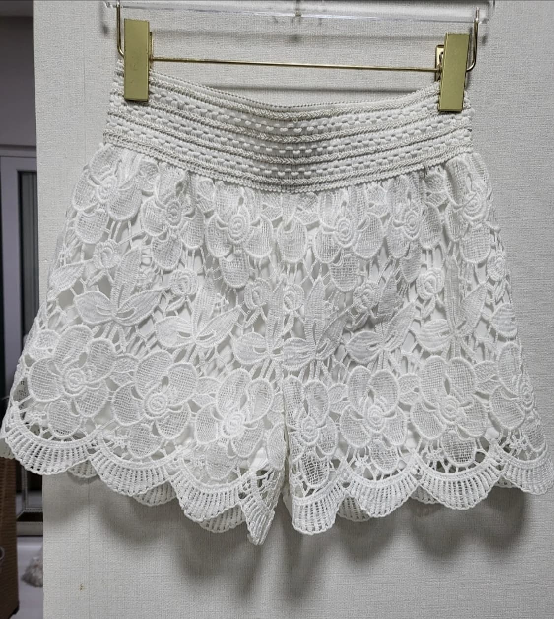 새제품세일!!화이트 셔링 스커트 F 상품이미지1