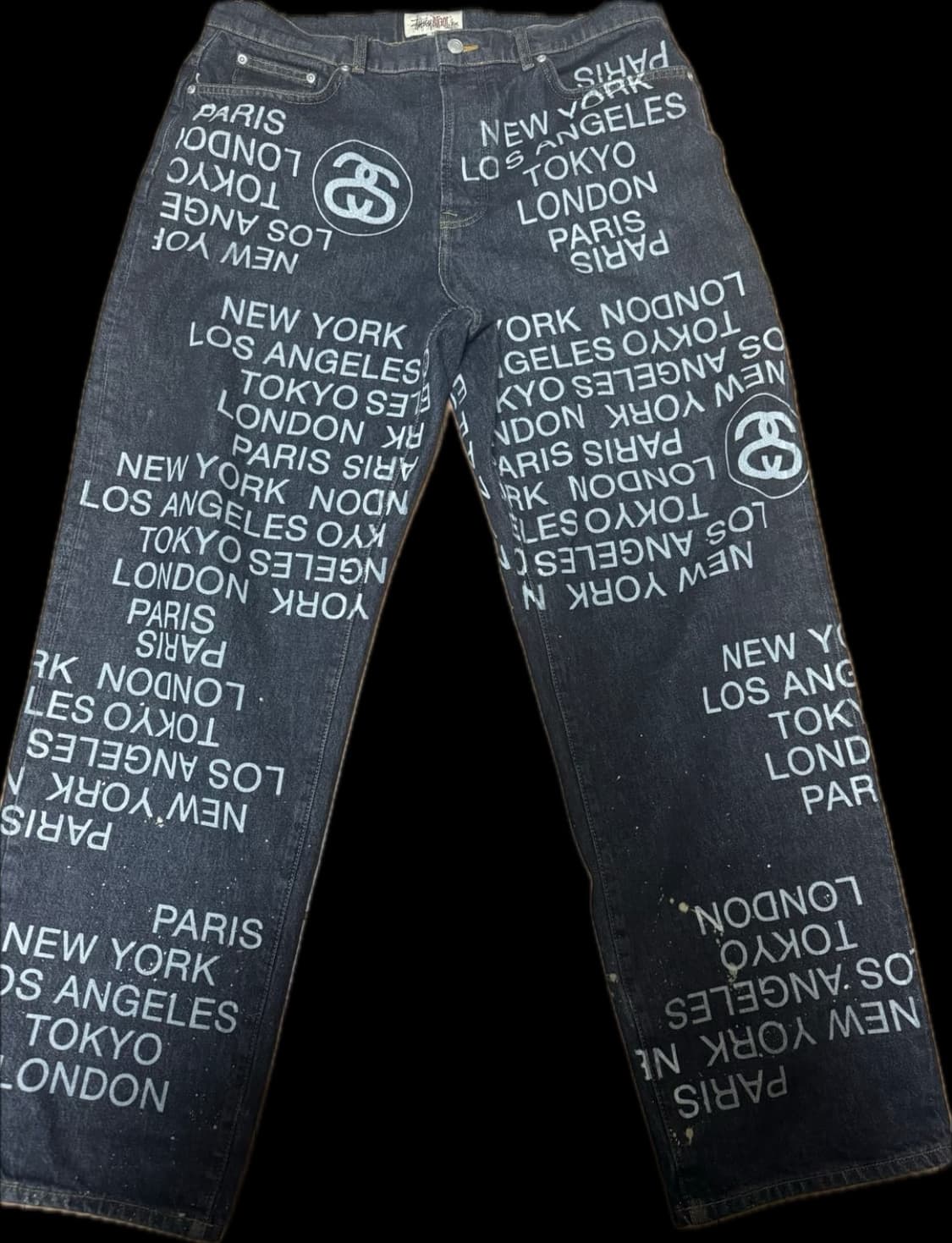 스투시 빅 올 진 시티 링크 워시드 블랙 [34] 상품이미지2