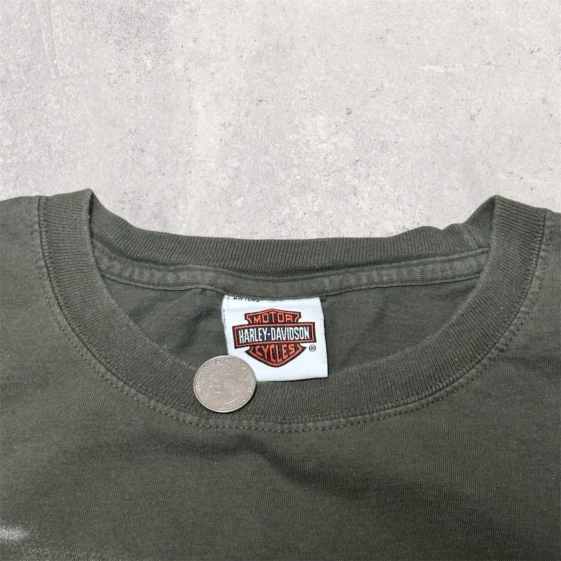 할리 데이비슨 x 헤인즈 그래픽 반팔 튜블라 티셔츠 XL 상품이미지3