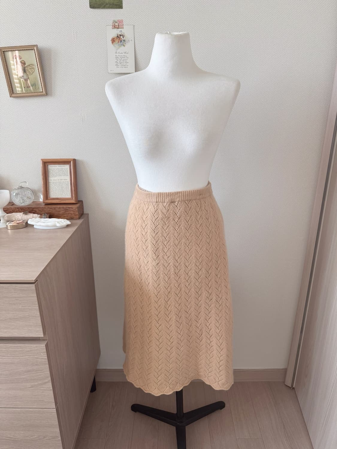 손뜨개 니트스커트 상품이미지1