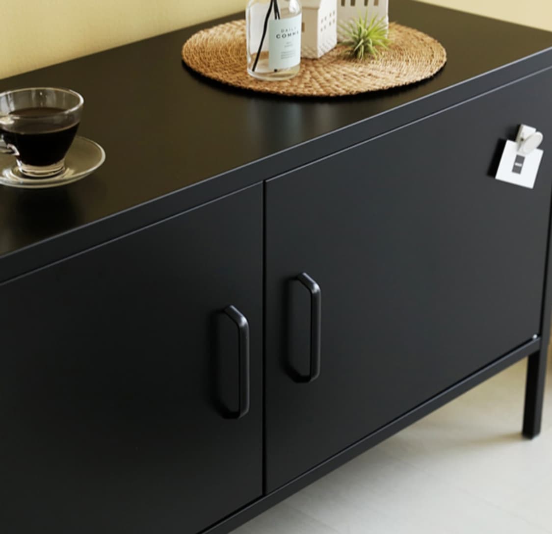 이케아 마켓비 까사미아 철재 원목 수납장 상품이미지3