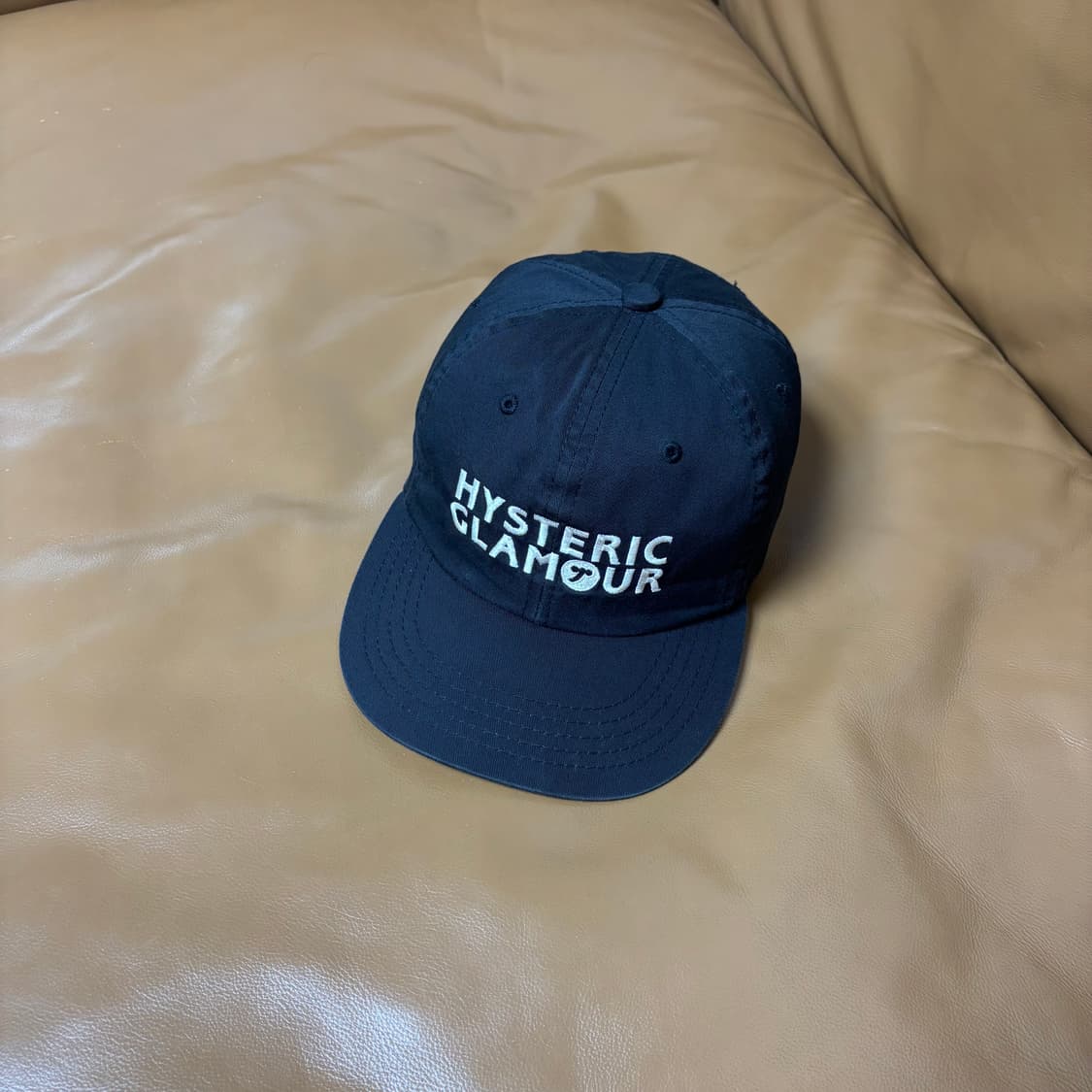 Hysteric Glamour 히스테릭글래머 블랙 6패널 볼캡 모자 상품이미지1