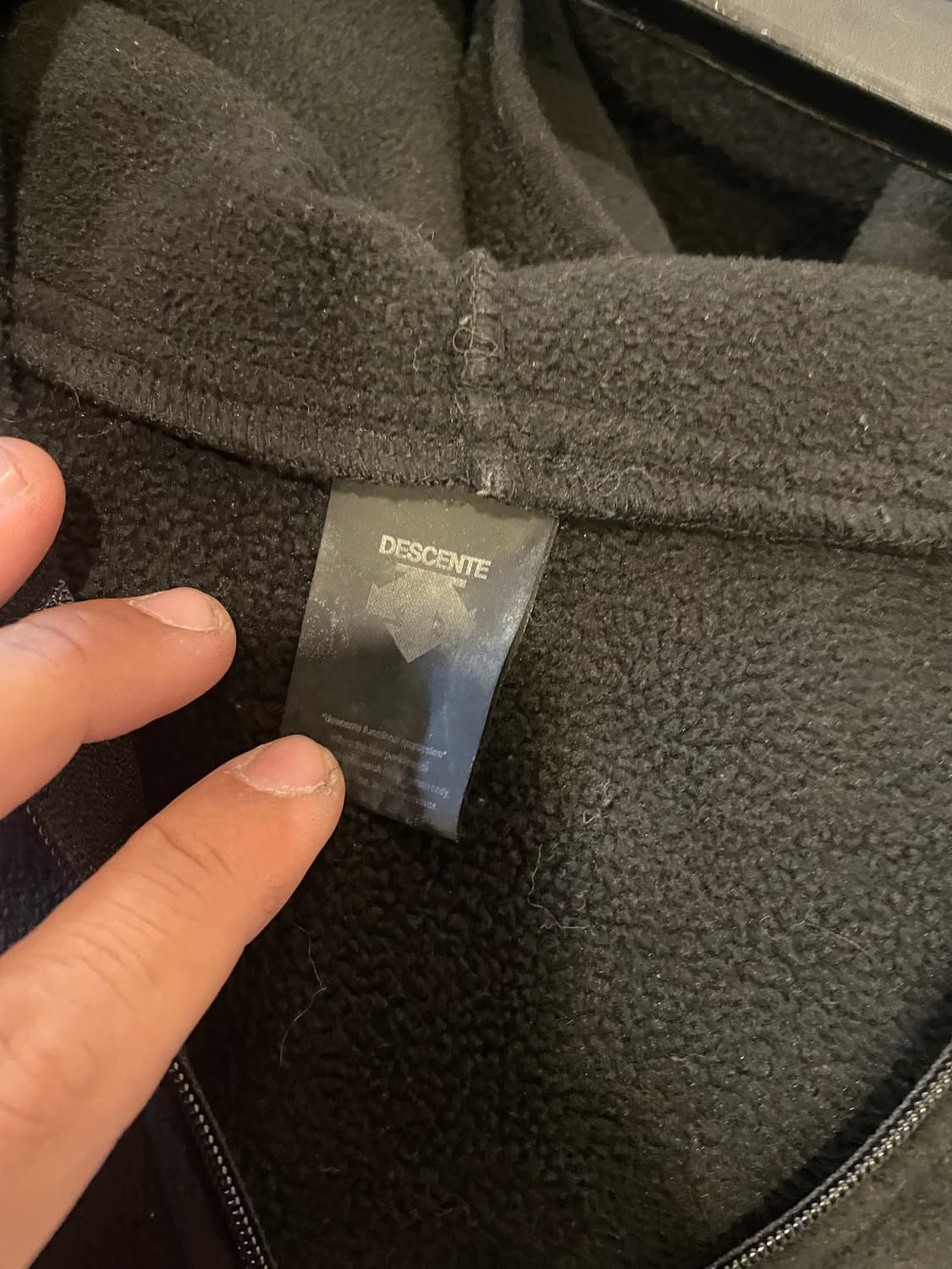 데상트 스위스 스폰서 후리스 일제정품 100~105 상품이미지4